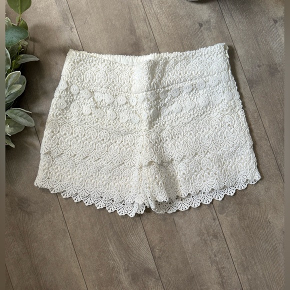 New Ann Taylor Loft Riviera Short White Lace Crochet Shorts women’s Size 00 - Picture 6 of 16